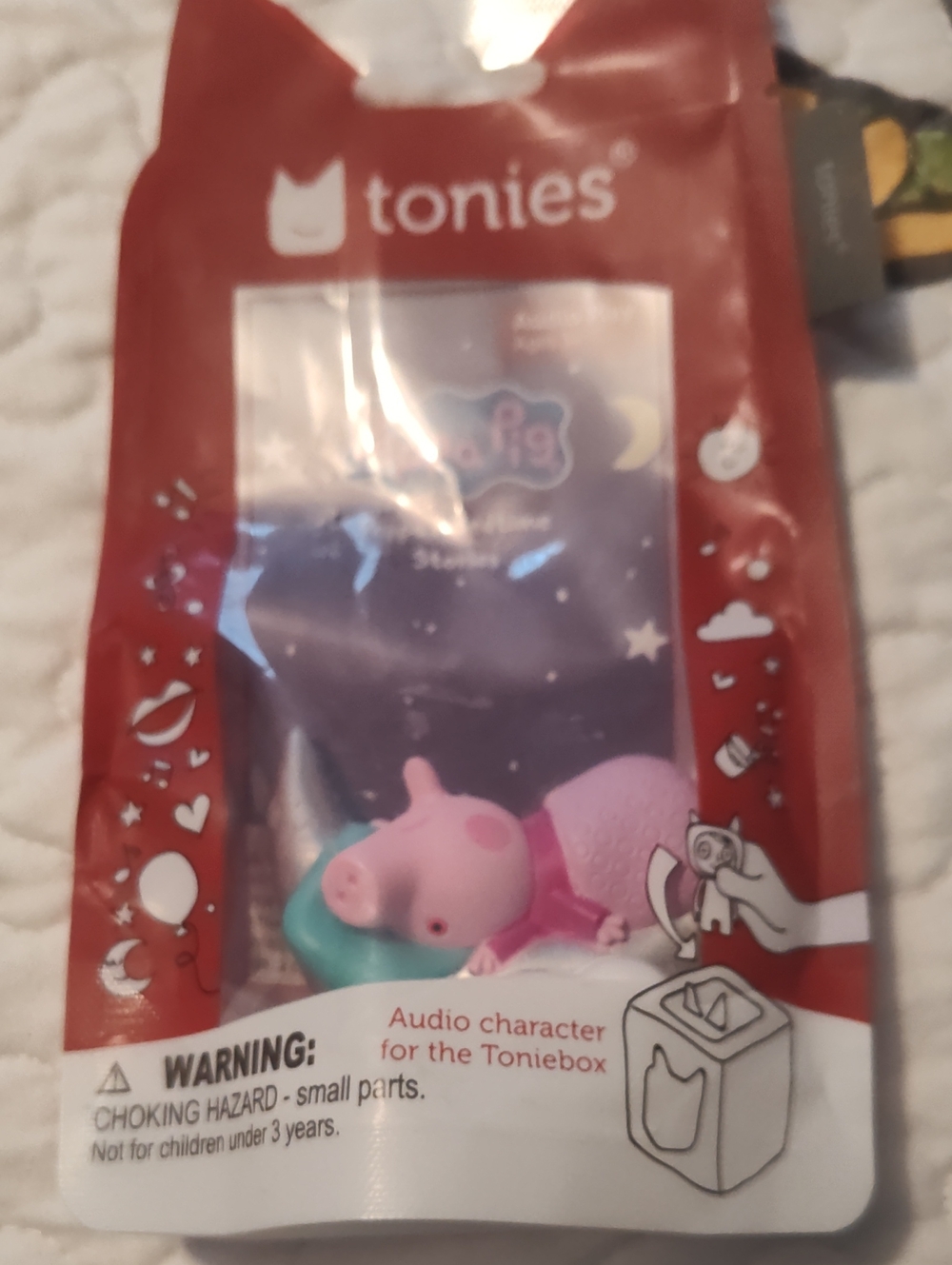 Tonies Peppa Pig Sleeping Peppa Audio Figure - Pink